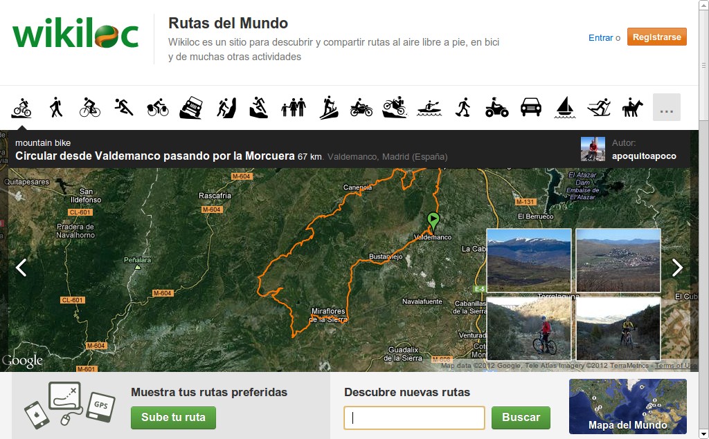 Wikiloc: rutas en bici, senderismo y más