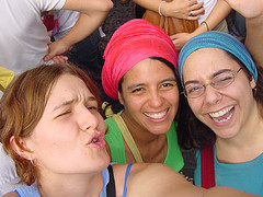 Silvia, Neyda y yo en La Mercè