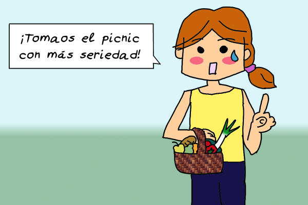 Viñeta - Tomaos el picnic con más seriedad