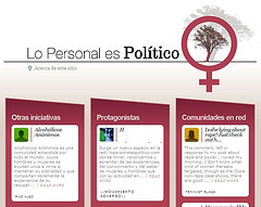 ‘Lo personal es político’, planeta de blogs feministas