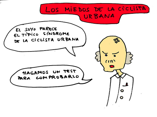 Los miedos de la ciclista urbana