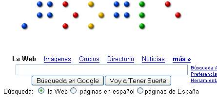 Google en braille
