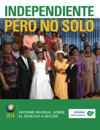 portada informe mundial sobre el derecho a decidir 2014 - inclusion international