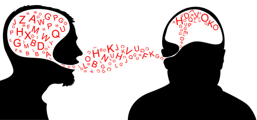 una persona habla y la otra escucha